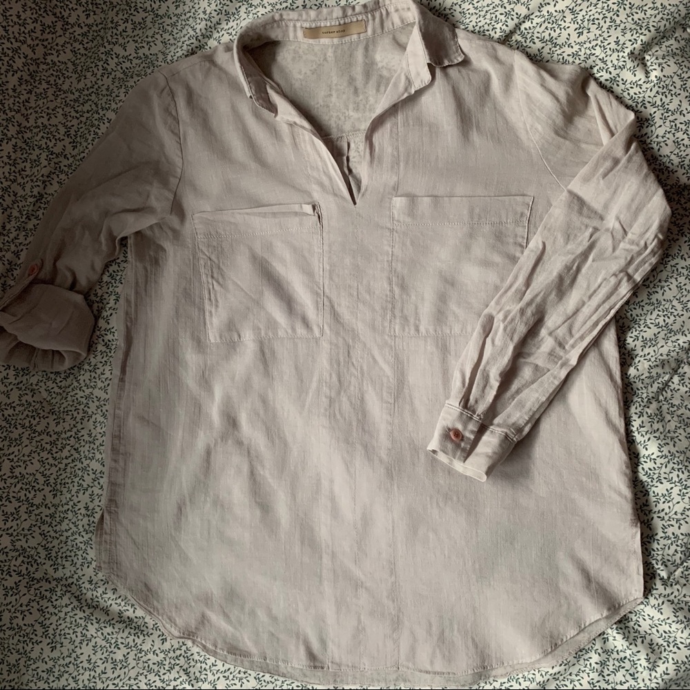 Corner Shop Semi-Sheer Blouse